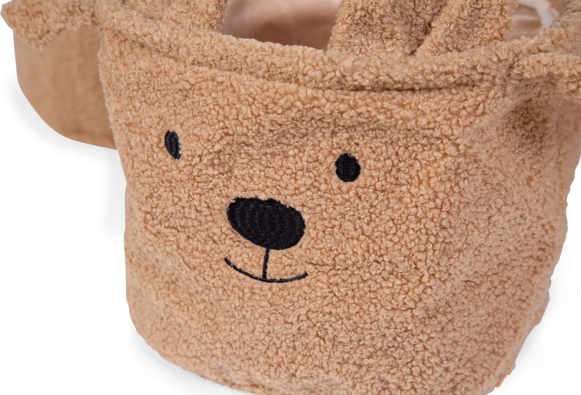 Cestino Portaoggetti Childhome Teddy Beige 25X20X20 CM - 2