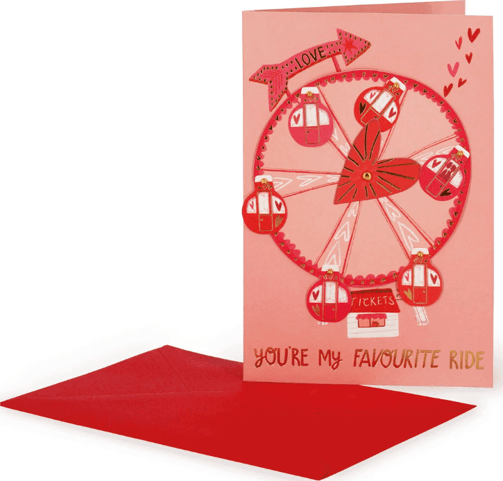 Legami - San Valentino Biglietto d'Auguri con Applicazione Love Wheel (VBGA0001)