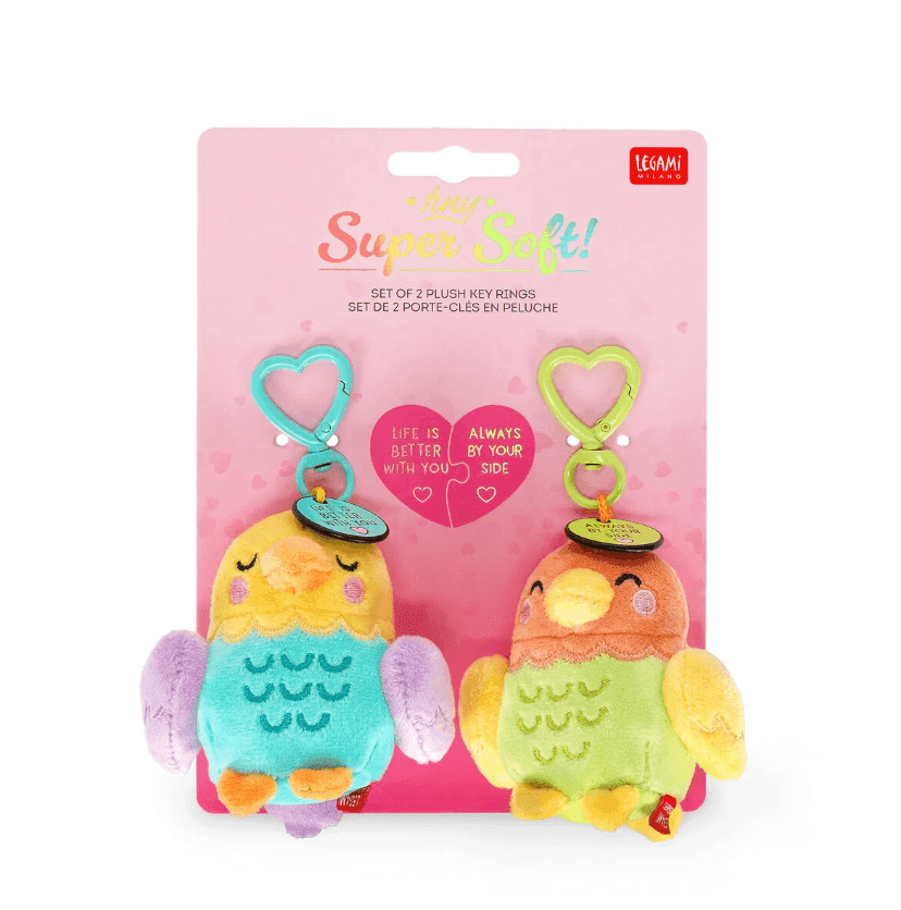 Legami - San Valentino Set di 2 Portachiavi con Peluche - Super Soft! - Tiny (VSPK0017) - 3