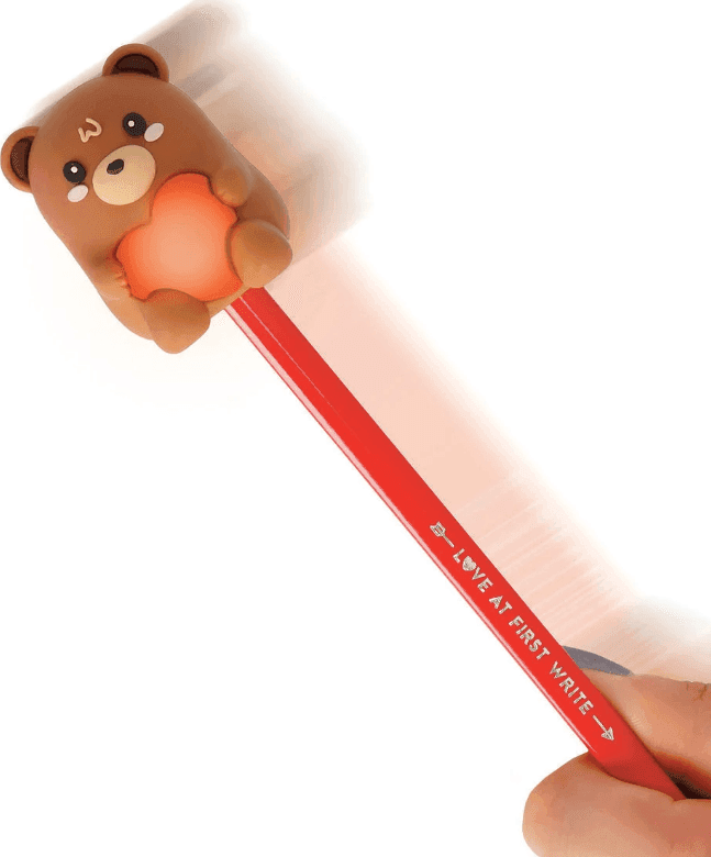 Legami - San Valentino Temperamatite Luminoso con Contenitore - Teddy Bear (VPSL0004) - 5