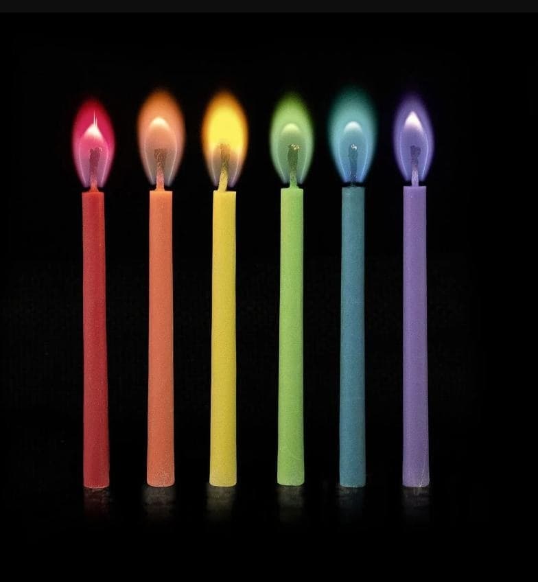 Legami - Candele Per Feste Con Fiamme Colorate Multicolore pz 12 (VFLC0001) - 2