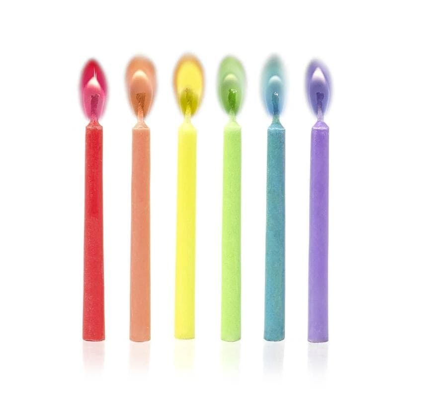 Legami - Candele Per Feste Con Fiamme Colorate Multicolore pz 12 (VFLC0001) - 5