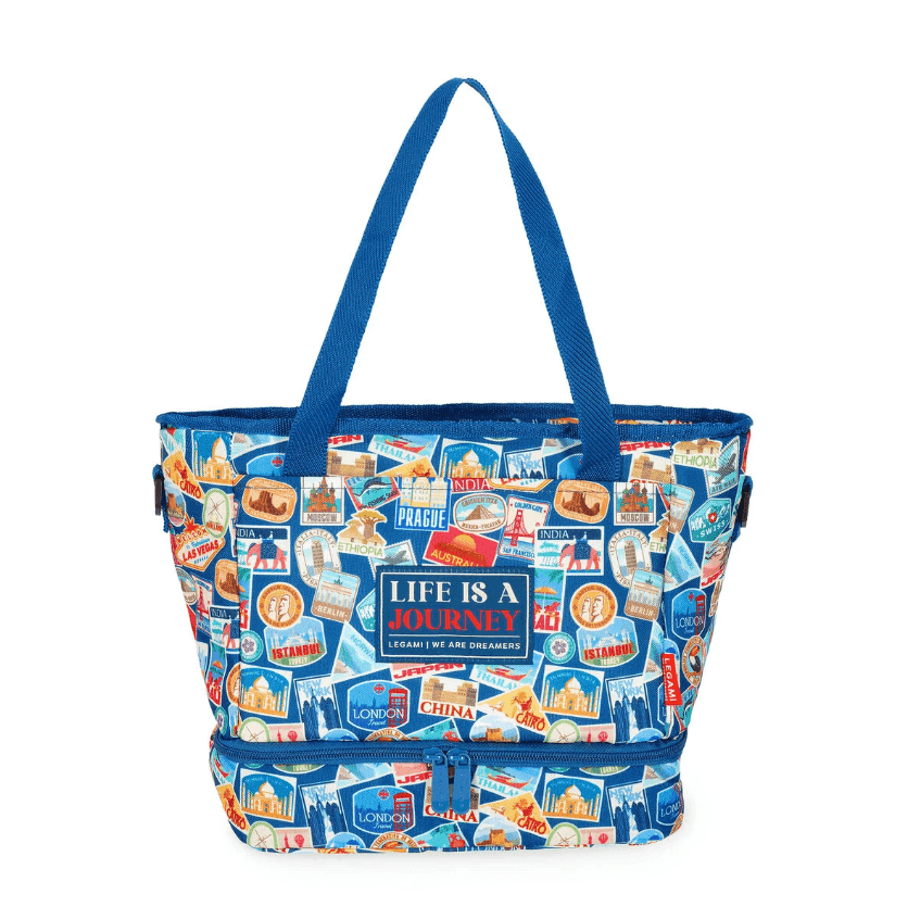 Legami - Borsa Porta Pranzo 10,8 l - Travel Stickers - Lunch Bag (VLLBAG0007) - 3