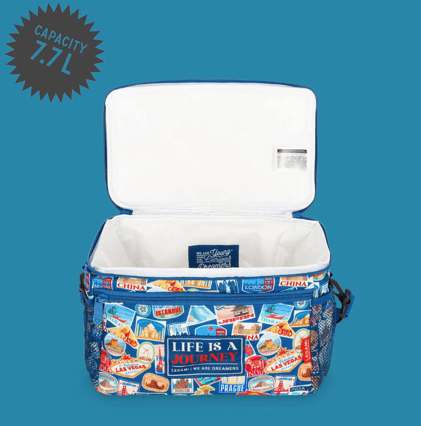 Legami - Borsa Porta Pranzo 7,7 l - Travel Stickers - Lunch Bag (VSLBAG0005) - 5