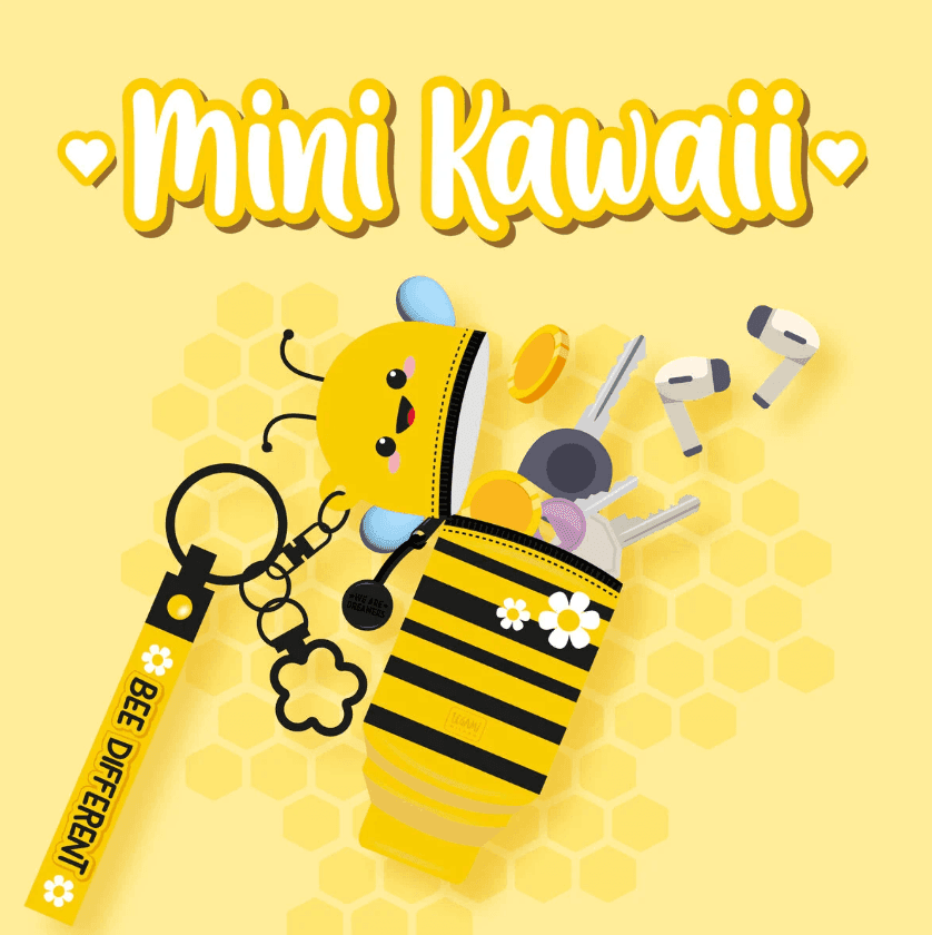 Legami - Portamonete con Portachiavi Bee - Mini Kawaii (VMKAW0005) - 2