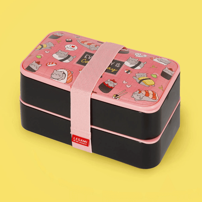 Legami - Contenitore Porta Pranzo 1200 ml - Sushi Cat - Lunch Box (VLBD0006) - 6