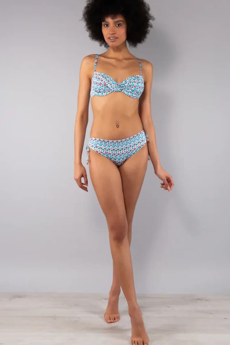 Slip con coulisse double face Sea Shell | VERDISSIMA Mare - 4