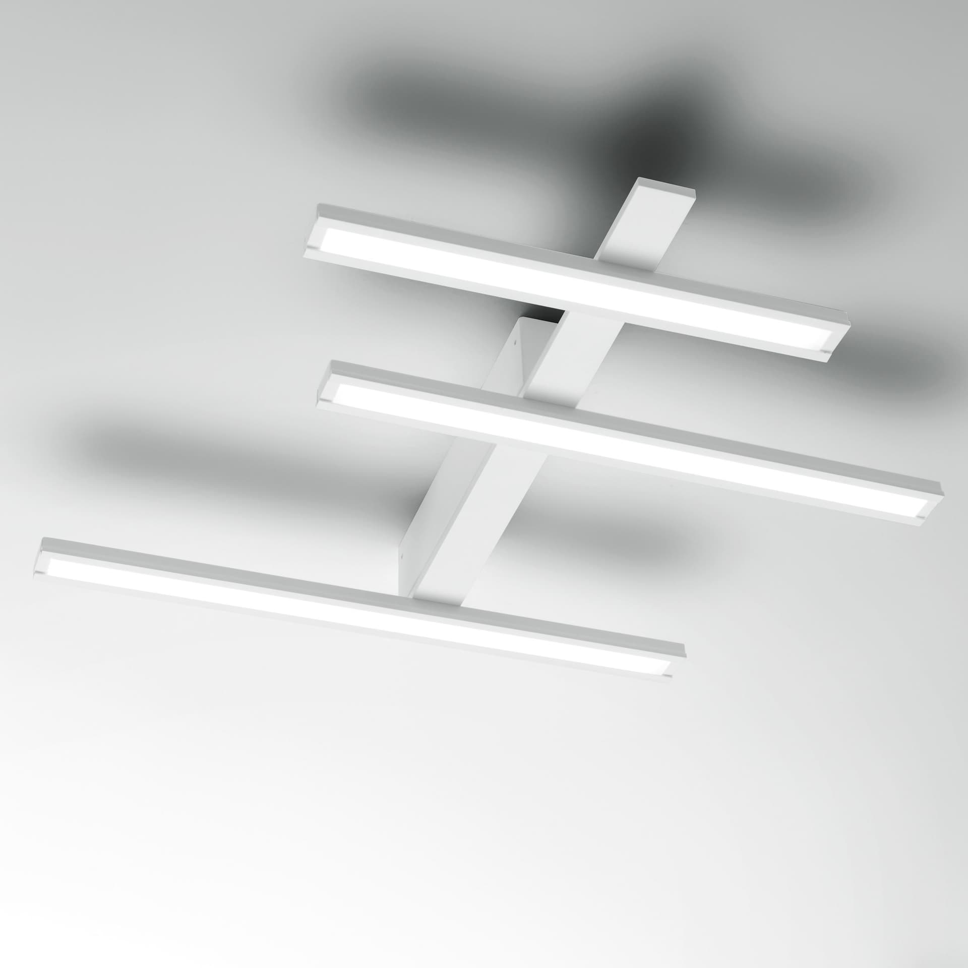 Plafoniera Giarnieri REVIEW PM 33.8W 4056LM 3000°K dimmerabile alluminio lampada parete soffitto luce diretta - 2