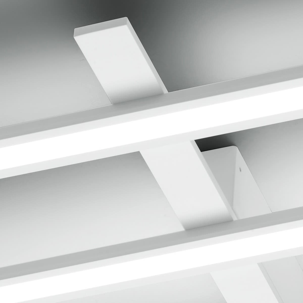 Plafoniera Giarnieri REVIEW PM 33.8W 4056LM 3000°K dimmerabile alluminio lampada parete soffitto luce diretta - 3
