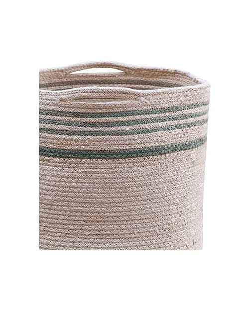 Cesto Portaoggetti Twin Vintage Blue - Diametro 30x30 Lorena Canals - 3