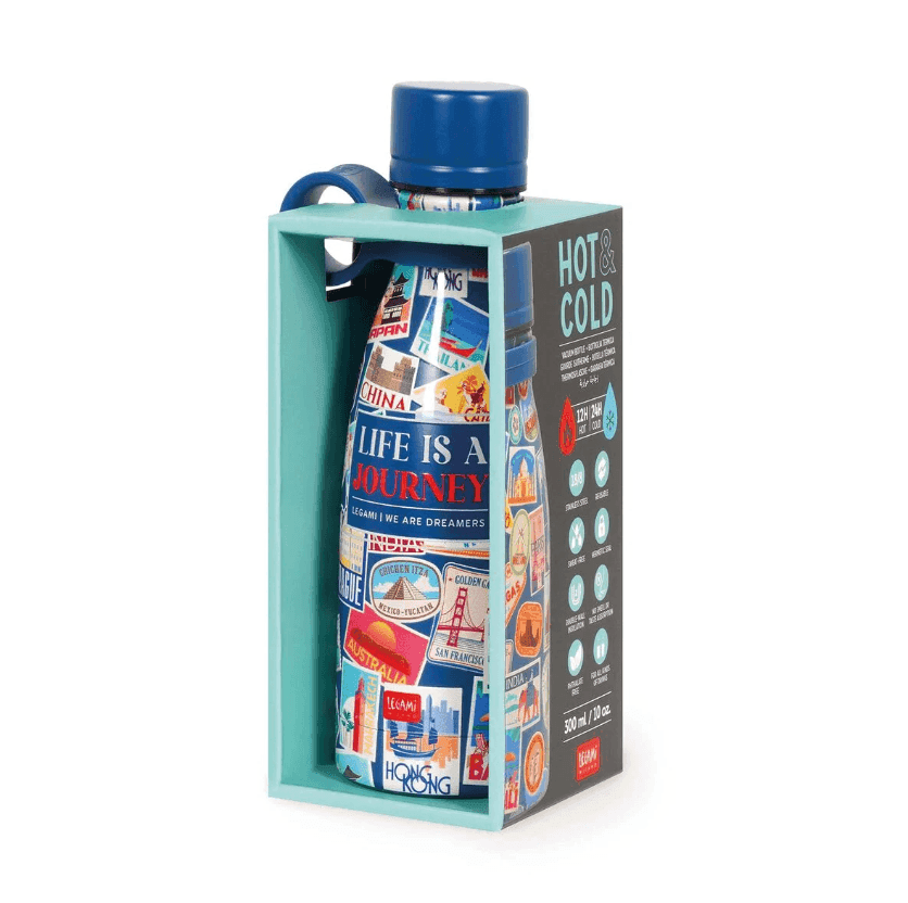 Legami - Bottiglia Termica Mini 300 ml - Travel Stickers - Hot & Cold (VSSBM0006) - 4