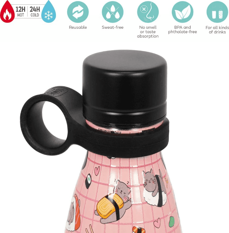 Legami - Bottiglia Termica 500 ml - Sushi Cat - Hot & Cold (VSSB0025) - 4