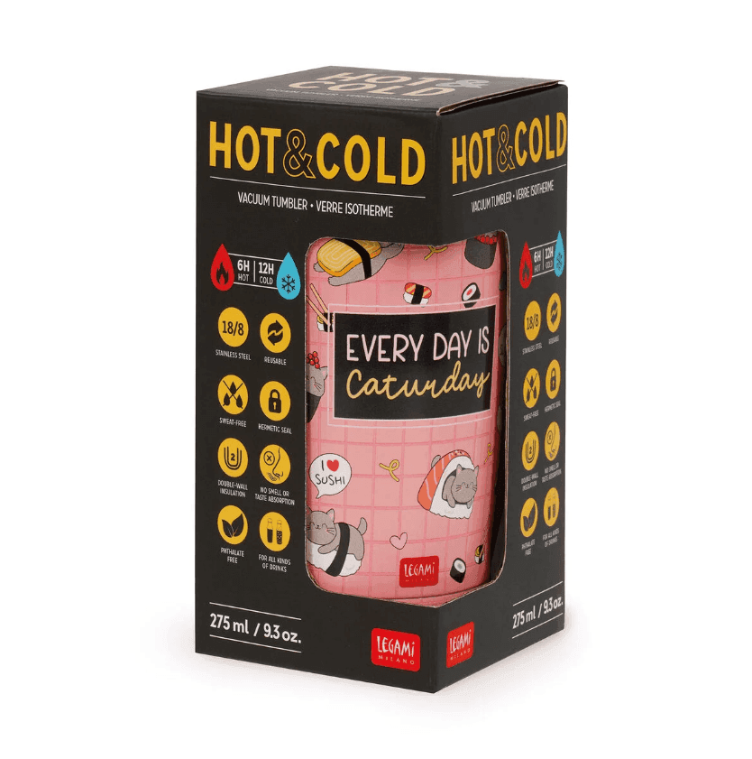 Legami - Bicchiere Termico 275 ml - Sushi Cat - Hot & Cold (VNTUM0007) - 3