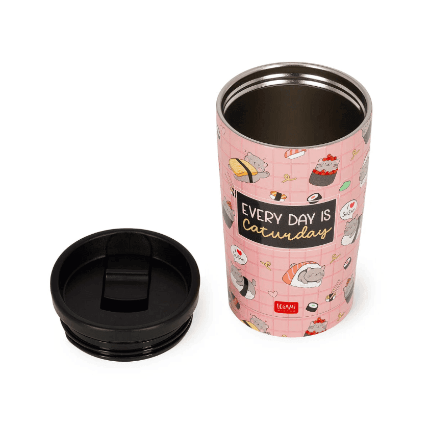 Legami - Bicchiere Termico 275 ml - Sushi Cat - Hot & Cold (VNTUM0007) - 4