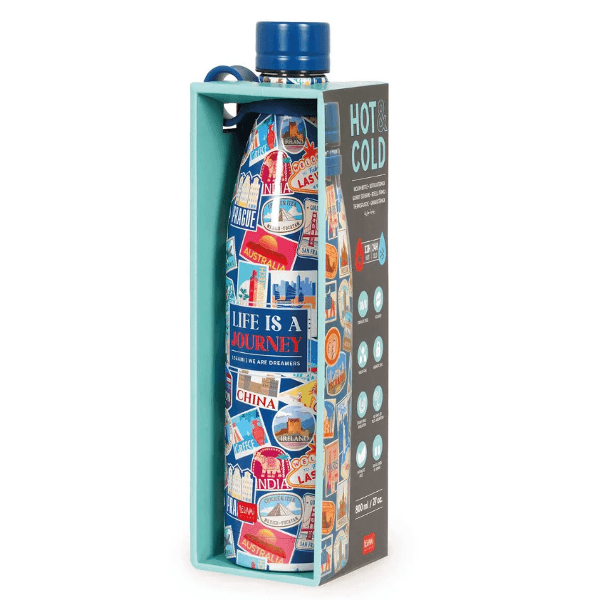 Legami - Bottiglia Termica 800 ml - Travel Stickers - Hot & Cold (VSSBL0011) - 5