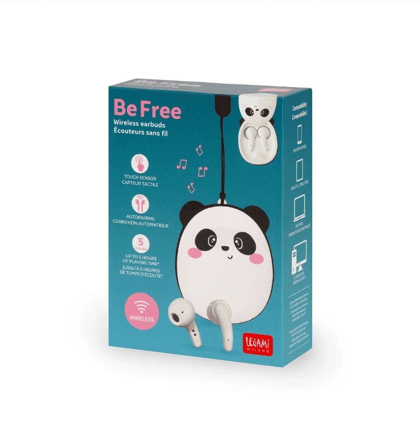 Legami - Auricolari Wireless Panda - Be Free (VEAR0005) - 2