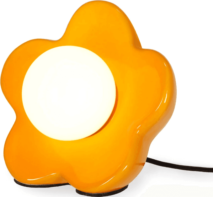 Legami - Lampada Led da Tavolo - Shiny Orange - Flower Power (VDLA0002) - 2