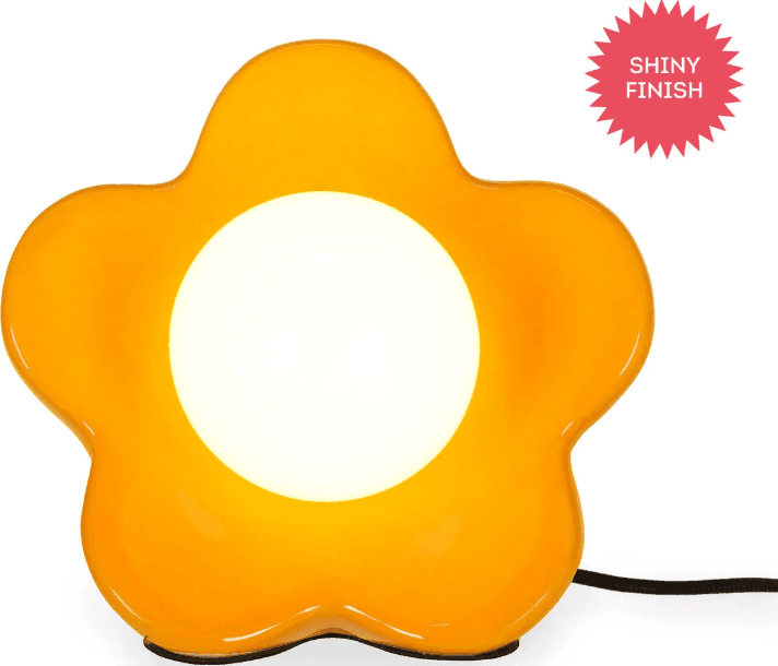 Legami - Lampada Led da Tavolo - Shiny Orange - Flower Power (VDLA0002) - 3