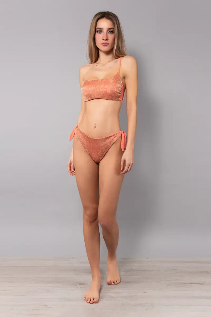 Bikini top imbottito e slip annodato Daiquiri | VERDISSIMA Mare - 4