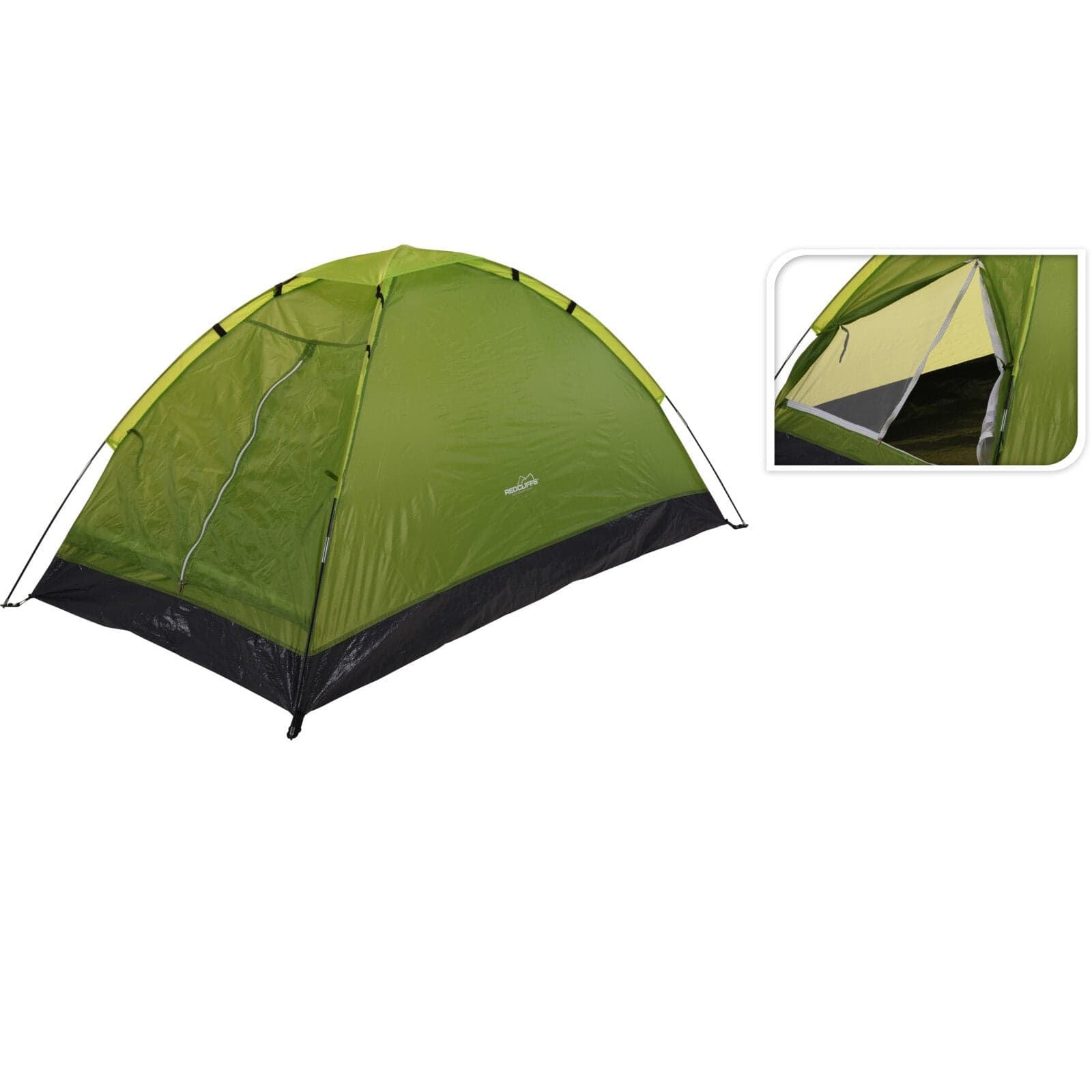 Tenda da campeggio per escursioni 2 posti impermeabile con zanzariera - 2