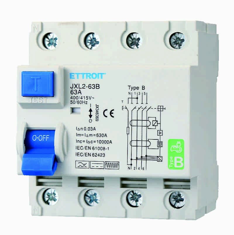 Magn. diff. Puro 4P 63A 30mA C.B 6KA 380V