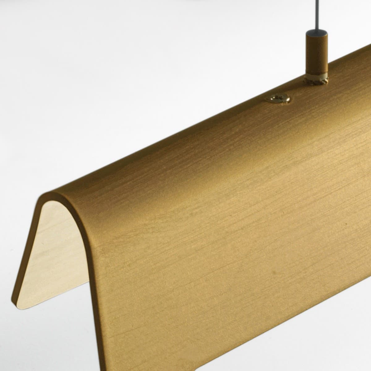 Sospensione Giarnieri TILT S 52W 5200LM 3000°K dimmerabile alluminio bianco piombo oro lampadario biemissione - 7