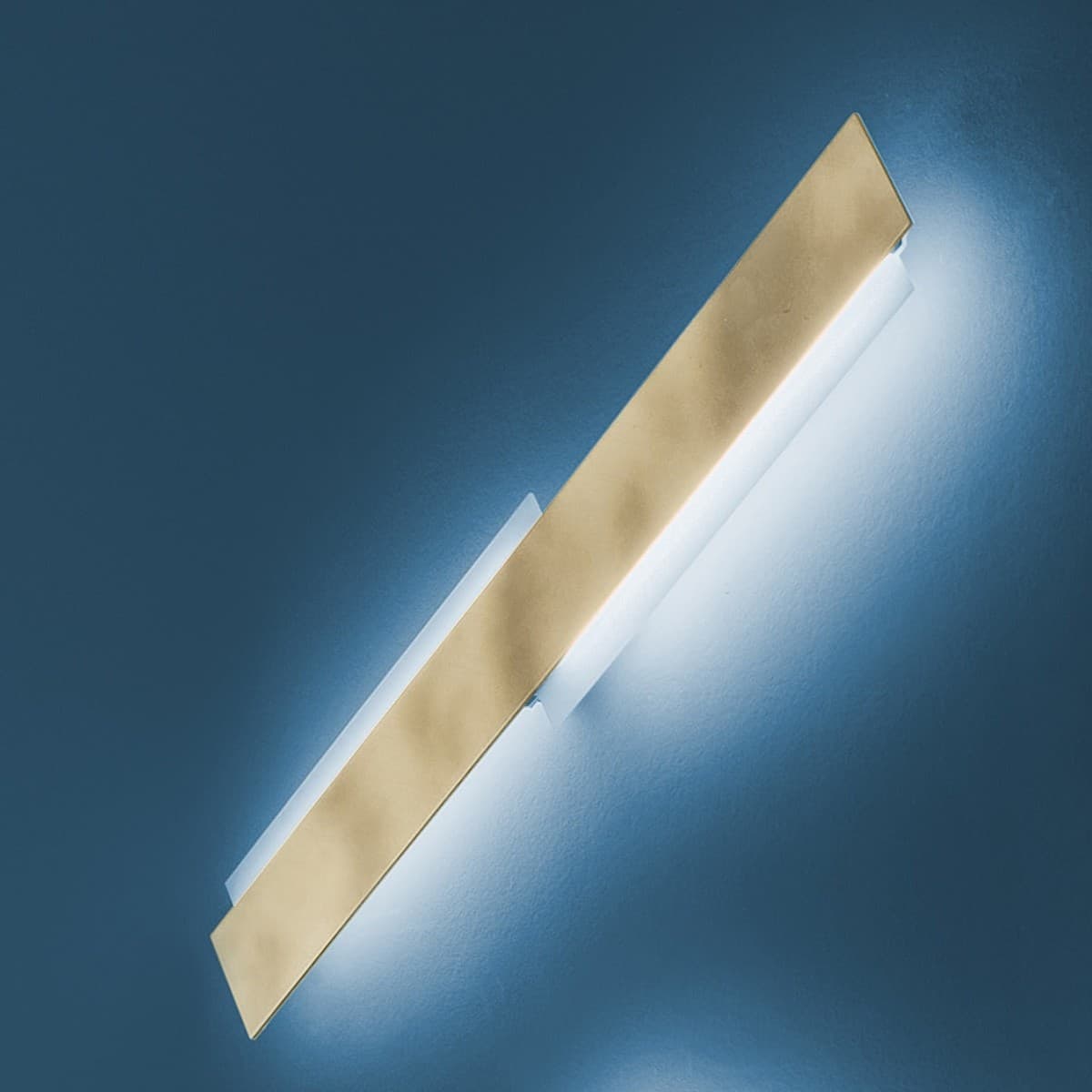 Applique GN-MIKADO AL 60W 6000LM 3000°K 91CM dimmerabile alluminio anticato lampada parete rettangolare biemissione moderna - 3