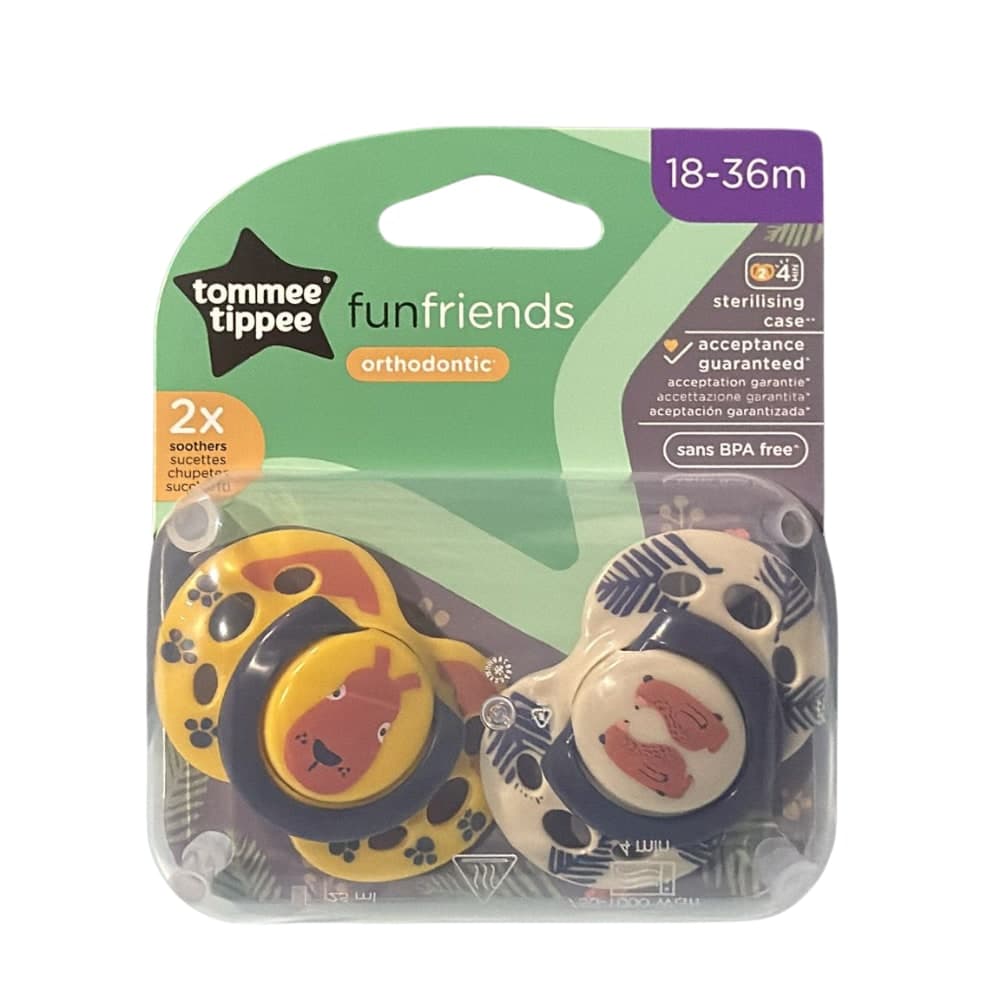 Ciucci Tommee Tippee Fun Friends 18-36m – Giallo/Beige