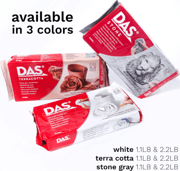 Das Stone - Panetto Pasta per Modellare Pietra 1Kg (F348200) - 5