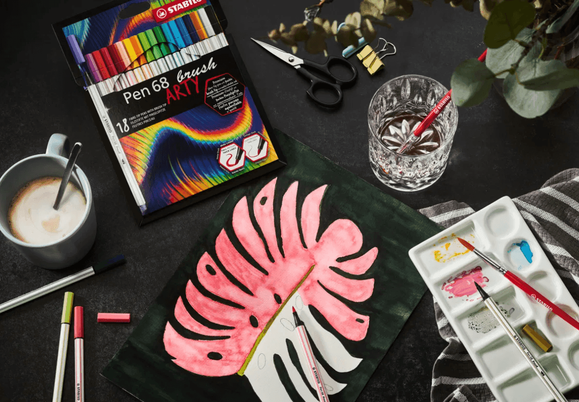 Stabilo - Astuccio Arty Pen 68 brush - Pennarello con punta morbida a pennello- Conf. 18 colori (568/18-21-20) - 5
