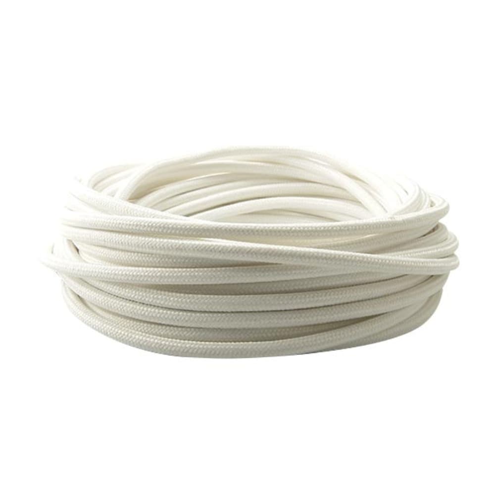 Cavo 2x0,75 mmq rivestito col. bianco - 1