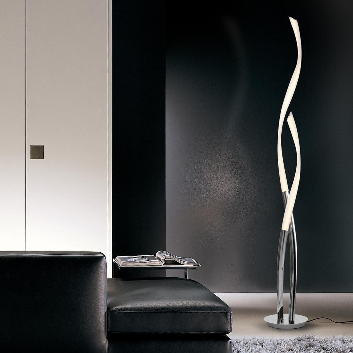 Piantana moderna Mantra ARMONIA 6730 LED acrilico lampada terra - 9