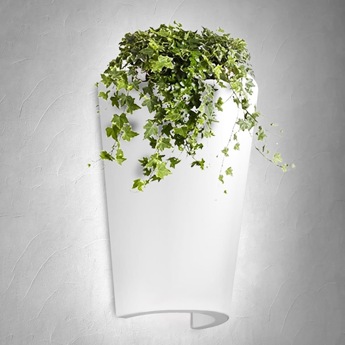 Applique Mantra TEJA 6508 20W LED 3000°K IP54 lampada parete vaso polietilene moderna esterno - 3