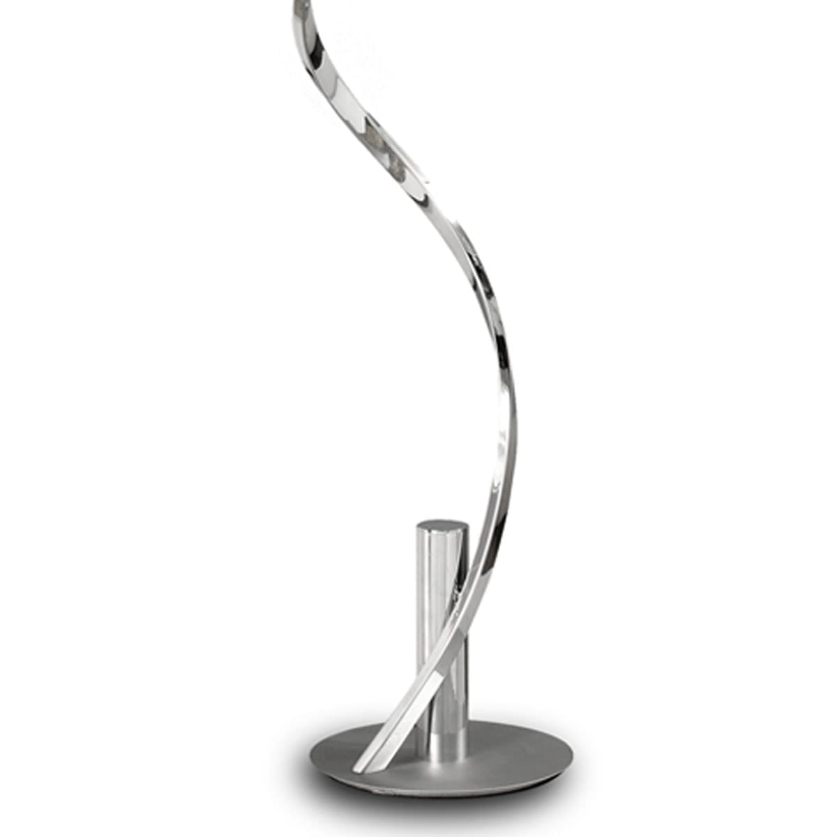 Piantana moderna Mantra HELIX 6100 42W LED 3360Lm 3000°K SILVER CHROME dimmerabile lampada terra ultramoderna interno - 5