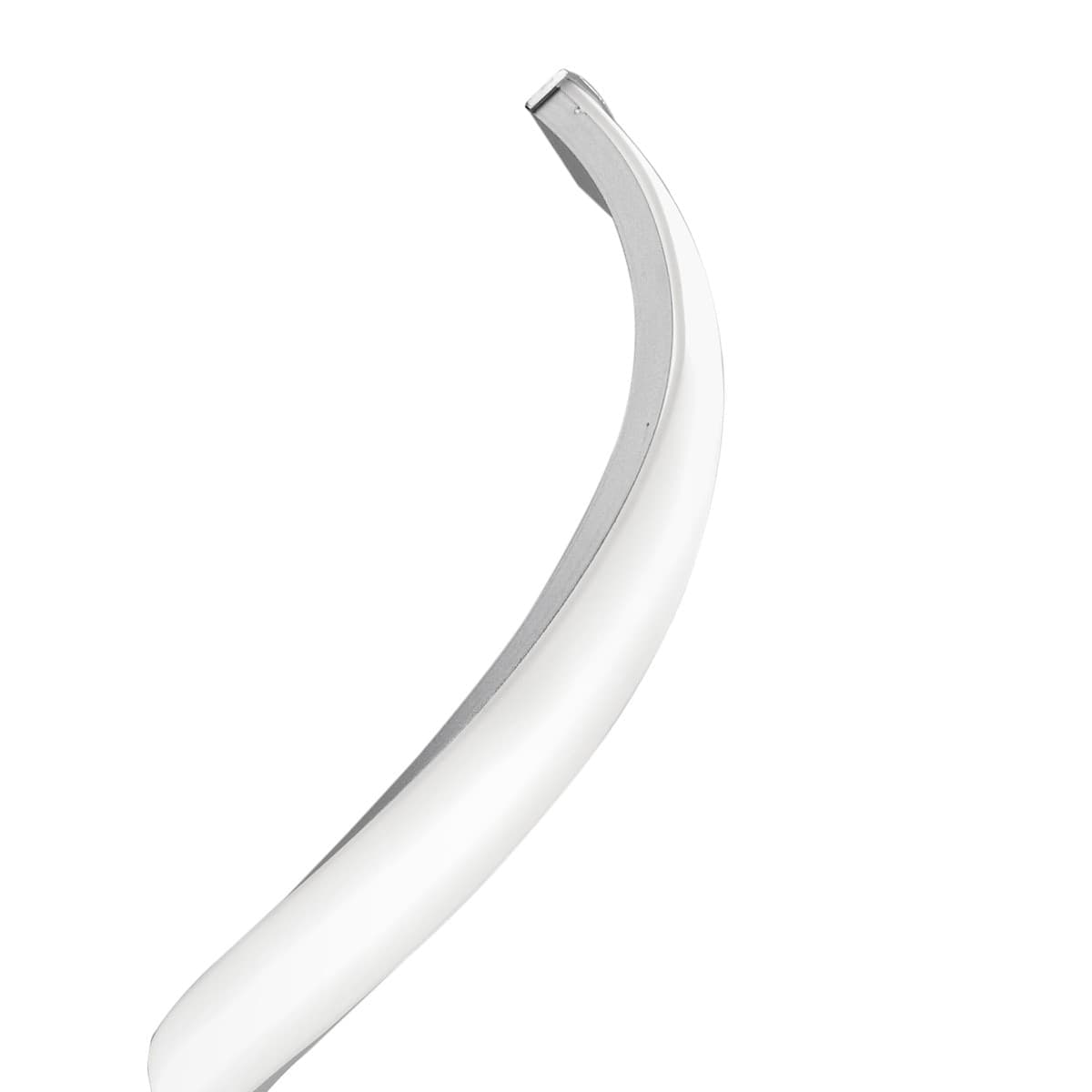 Abat-jour moderna Mantra NUR 4986 15W LED 1200Lm 3000°K 28H silver chrome lampada tavolo alluminio interno - 5