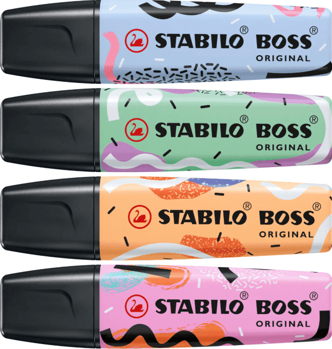 Stabilo - Evidenziatore Boss Original by Ju Schnee Limited Editon desk set 8 colori ( - 5