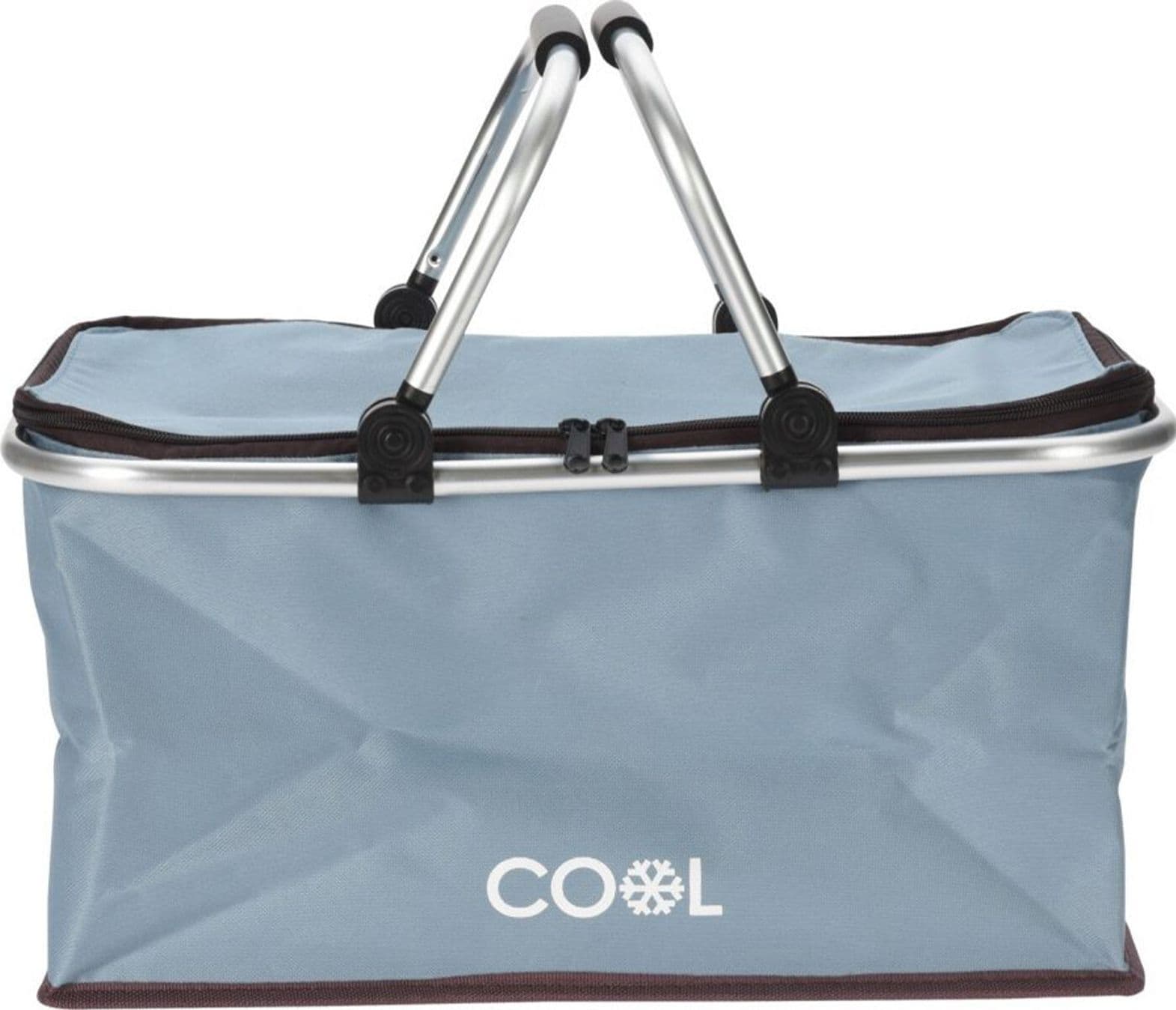 Borsa Frigo pieghevole con maniglie in alluminio da mare e campeggio 35 lt - 2