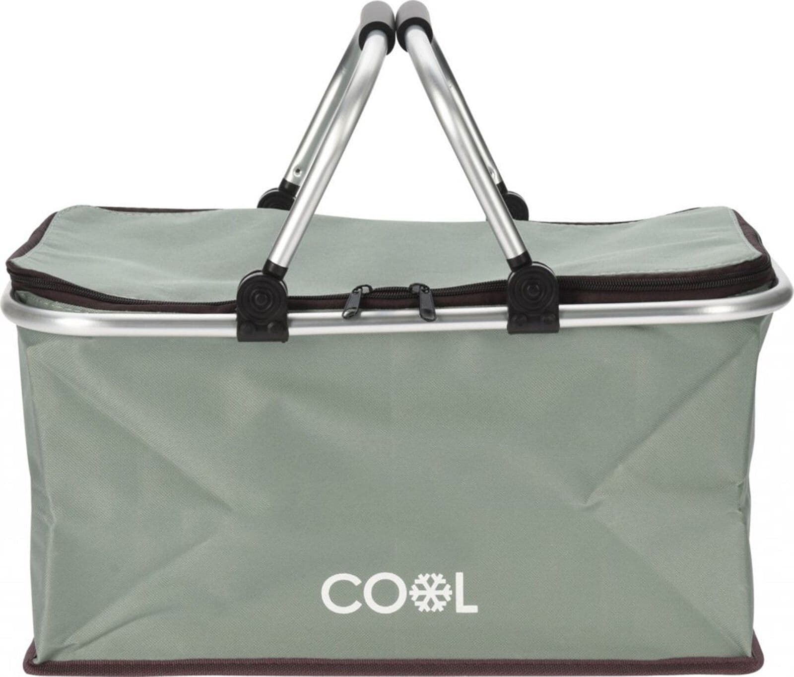 Borsa Frigo pieghevole con maniglie in alluminio da mare e campeggio 35 lt - 4