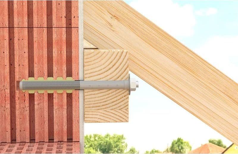 Tassello a calza "FIS-HN" con adattatore per applicazioni su muratura forata - 4