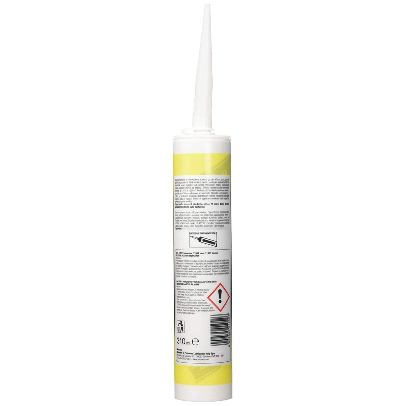 Silicone acetico per alte temperature 'SIL 400' nero 310 ml - 2