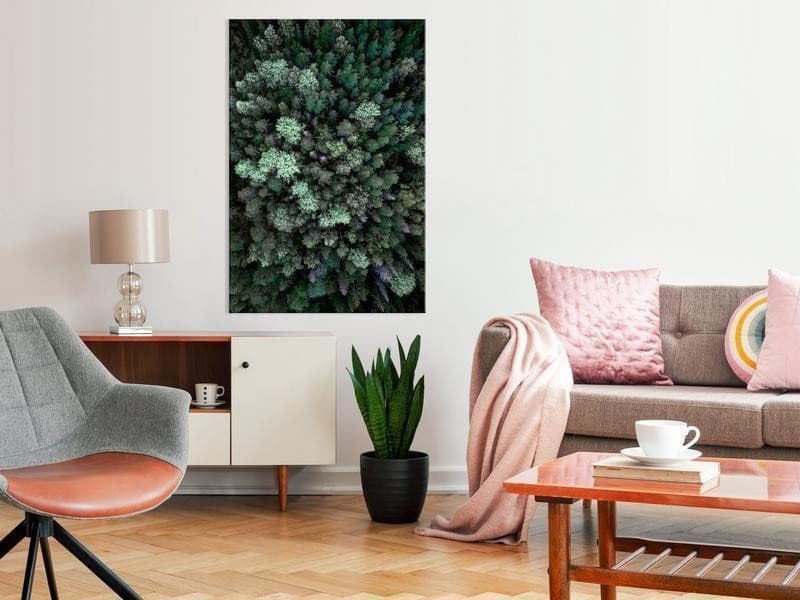 Quadro Flying Over Forest (1 Part) Vertical - 2
