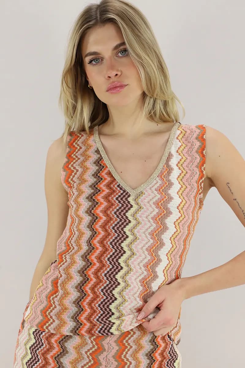 Top maglia Rachel fantasia lurex | PHO Firenze - 9