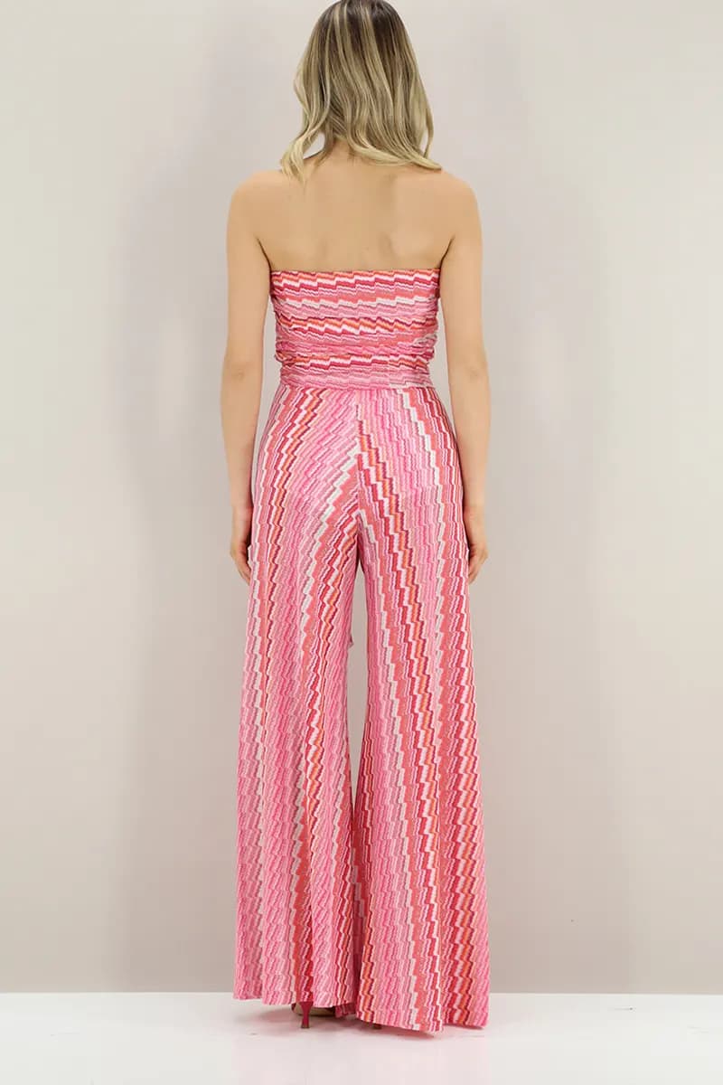 Tuta con fusciacca in maglia Rachel fantasia lurex | PHO Firenze - 2