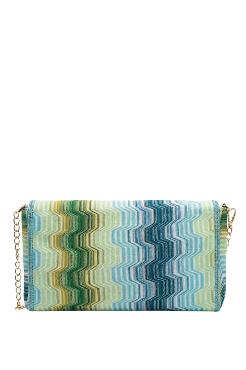 Pochette elegante fantasia con patta e tracolla | PHO Firenze - 3
