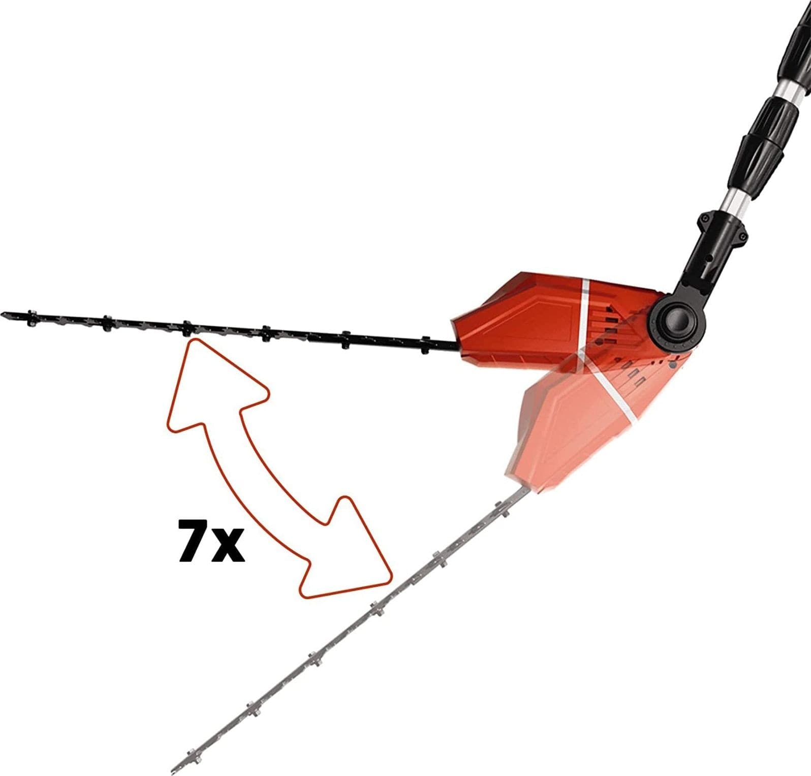 Utensile svettatoio multifunzione a batteria tagliasiepi sega a catena per giardino - 2