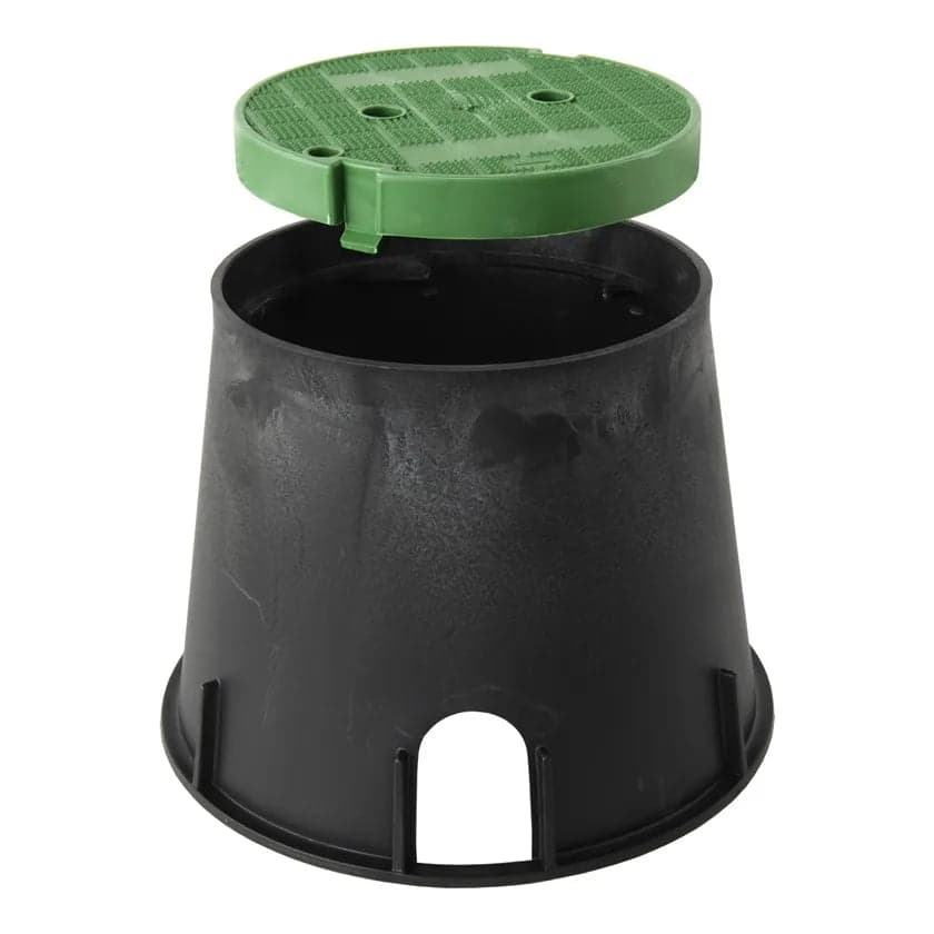 Pozzetto circolare con materiale plastico resistente agli urti con coperchio - 3