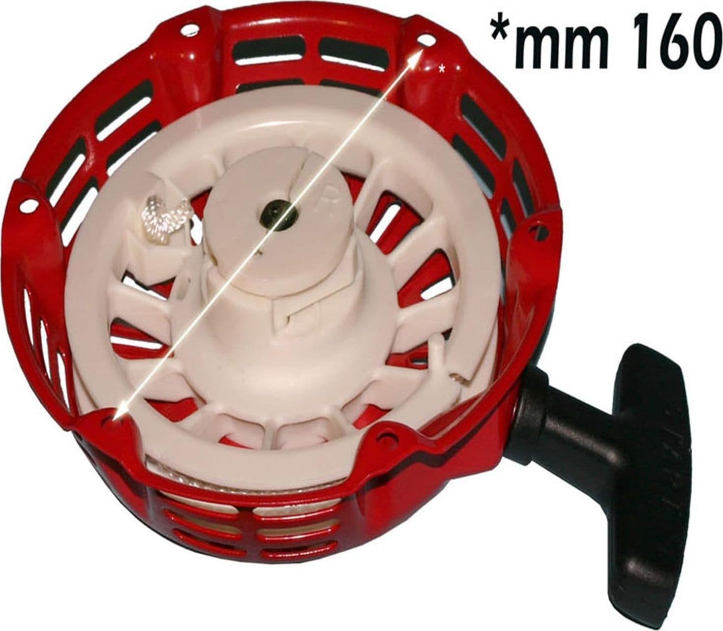 Avviatore a strappo metallico auto avvolgente universale compatibile con motori Honda - 3