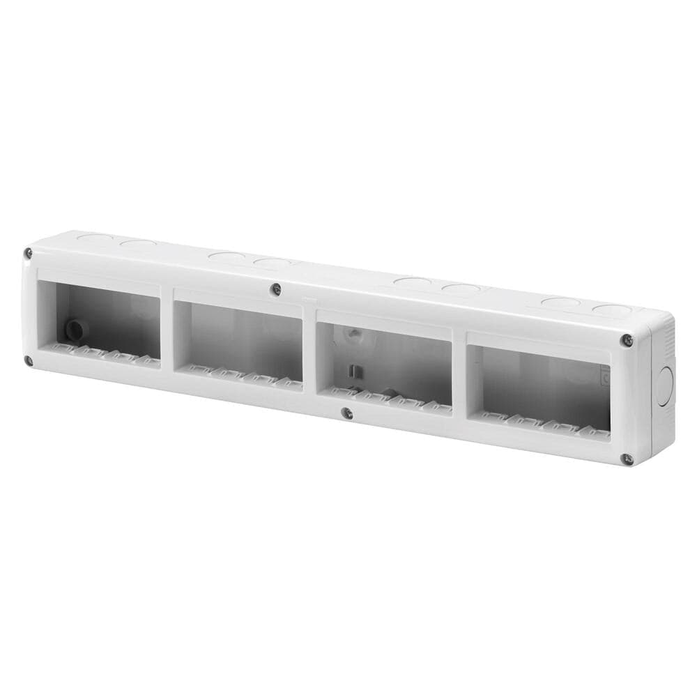 CONTENITORE GEWISS 16(4X4)  - 16 posti - modulo 4x4 - grigio ral 7035 - IP40 - 1