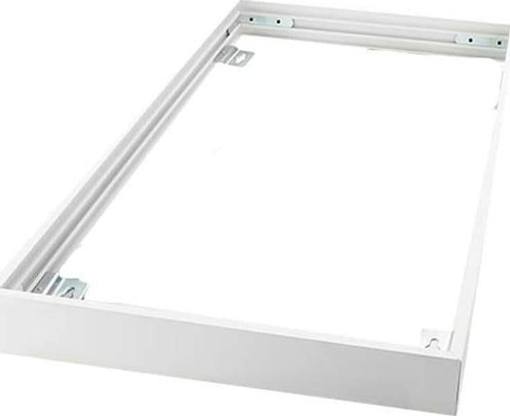 Cornice plafone in alluminio per pannelli LED Bianca