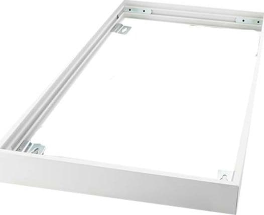 Cornice plafone in alluminio per pannelli LED Bianca